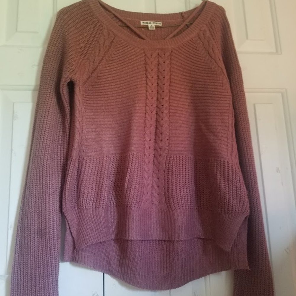 Mauve Knit Sweater